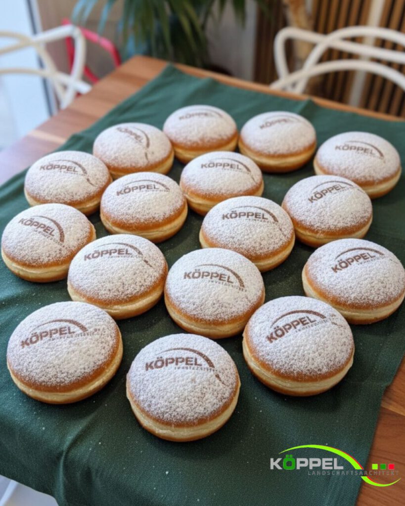 Krapfen mit Köppel-Logo